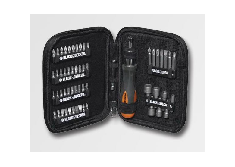 SET (Satz) 70-teilig Titanium BlackDecker A7104