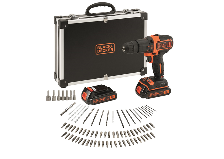 18-V-Schlagbohrschrauber BlackDecker BDCHD18BAFC