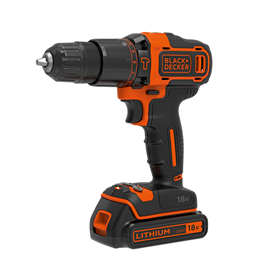 18-V-Schlagbohrschrauber BlackDecker BDCHD18K1B2