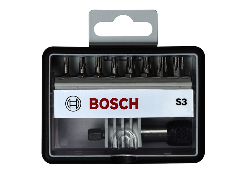 8+1tlg. Robust Line Schrauberbit-Set S Extra-Hart Bosch 2607002562