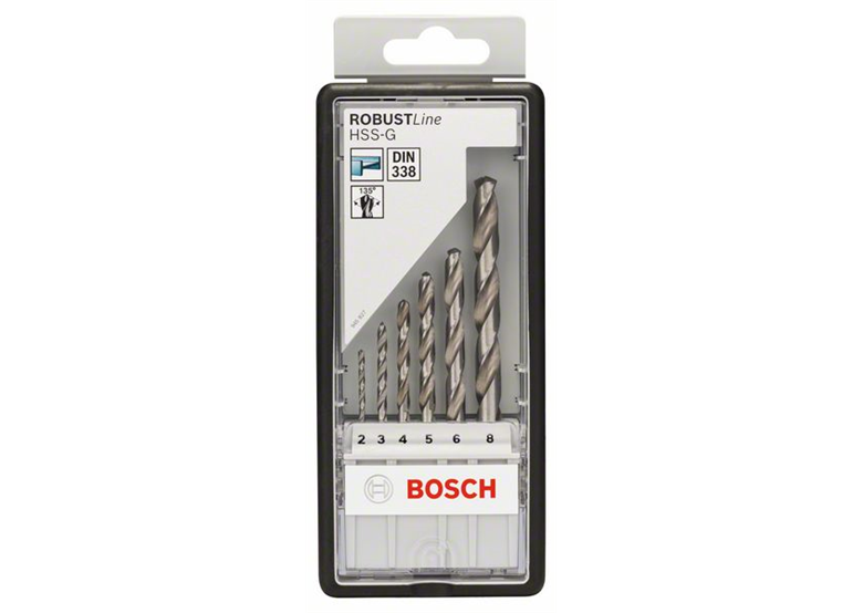 6tlg. Robust Line Metallbohrer-Set HSS-G, 135° Bosch 2607010529