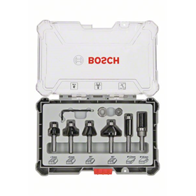 Nutfräser-Set, 6-teilig, 8mm mit Schaft Bosch 2607017469