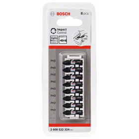 Impact Control Schrauberbit-Set, 8-teilig Bosch 2608522324