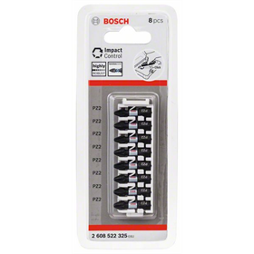 Impact Control Schrauberbit-Set, 8-teilig Bosch 2608522325