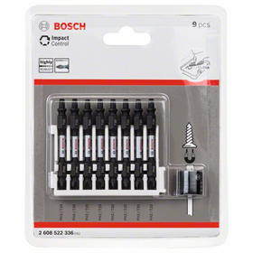 Impact Control Schrauberbit-Set, 9-teilig Bosch 2608522336