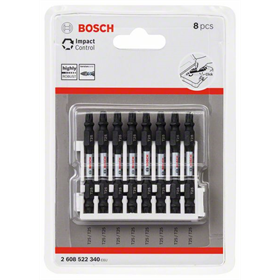 Impact Control Schrauberbit-Set, 8-teilig Bosch 2608522340