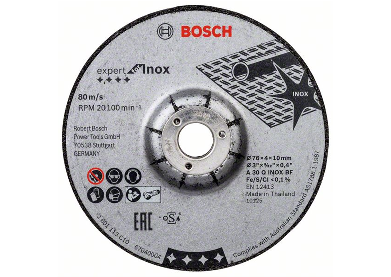 Schruppscheibe 2 Stk. Expert for INOX, 76x4x10mm Bosch 2608601705