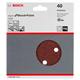 5 tlg. Schleifpapier-Set 150 mm, 40 Bosch 2608605716