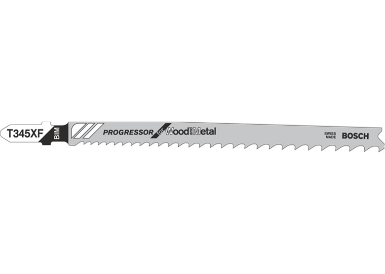 Stichsägeblatt T 345 XF Progressor for Wood and Metal Bosch 2608634993