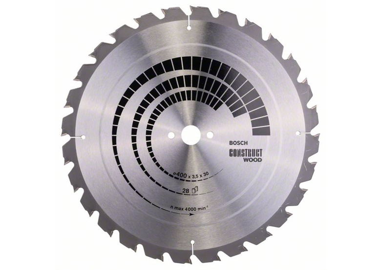 Kreissägeblatt Construct Wood 400x30mm T28 Bosch 2608640693