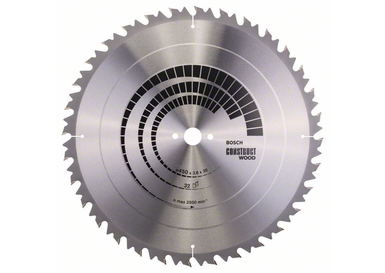 Kreissägeblatt Construct Wood 450x30mm T32 Bosch 2608640704