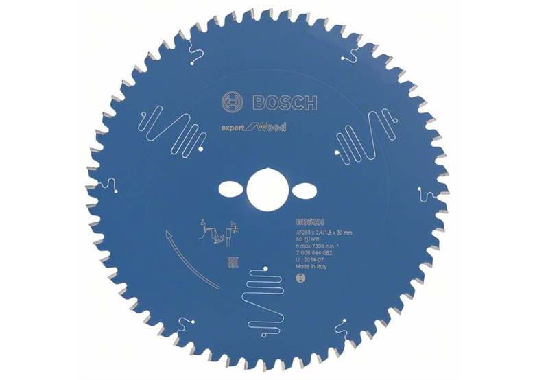 Kreissägeblatt Expert for Wood 260x30mm T60 Bosch 2608644082