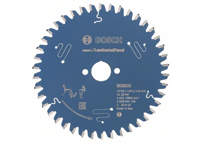 Kreissägeblatt Expert for Laminated Panel 140x20mm T42 Bosch 2608644126