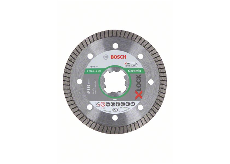 Diamantscheibe X-Lock 115mm Bosch Best for Ceramic Extra-Clean