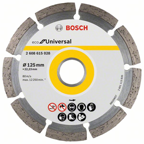 Diamanttrennscheibe   125x22,23mm 10 Stück Bosch ECO for Universal