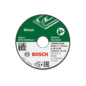 Trennscheibe 50x10mm, 3 St. Bosch Expert for Inox