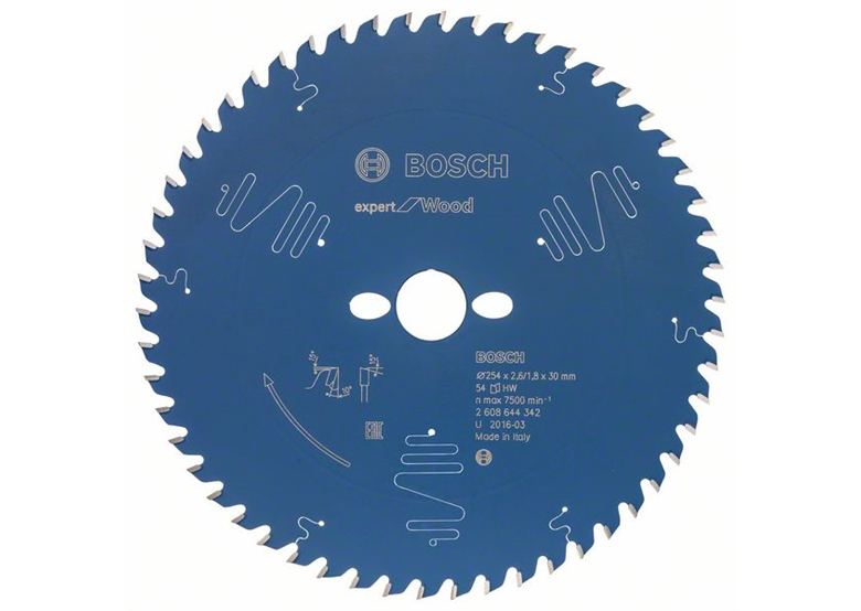 Kreissägeblatt 254x30mm T54 Bosch Expert for Wood