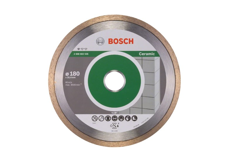 Diamanttrennscheibe 180x25,4x1,6mm Bosch Standard for Ceramic