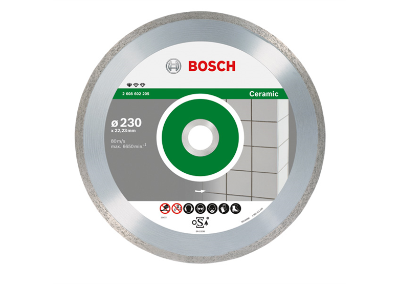 Diamanttrennscheibe 230x22,23x1,6mm Bosch Standard for Ceramic