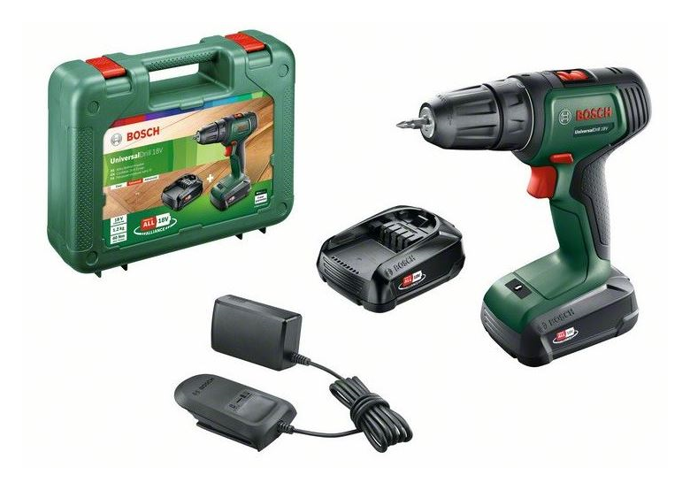 Akku-Bohrschrauber Bosch UniversalDrill 18V 2x1.5Ah