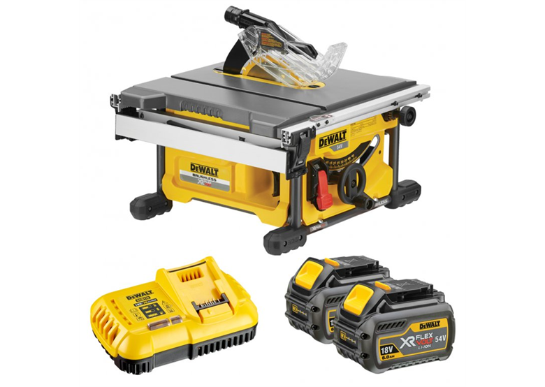 Tischkreissäge DeWalt FLEXVOLT DCS7485T2 2x6,0Ah