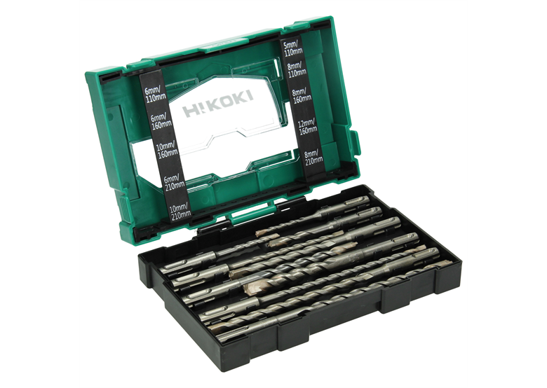 Betonbohrer-Set, 10tlg. Hikoki Box III