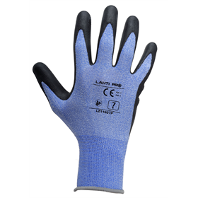 Latexhandschuhe schwarz und blau, 10 Lahti Pro L211610K