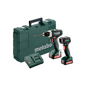 Akku-Bohrschrauber LED Metabo PowerMaxx BS 12 + ULA 12 LED