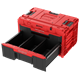 Werkzeugbox mit Schubladen Qbrick System ONE 2.0 DRAWER 2 Plus TOOLBOX EXPERT RED Ultra HD Custom