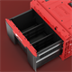 Box mit Schublade Qbrick System ONE DRAWER 1 TOOLBOX 2.0 Red Ultra HD Custom