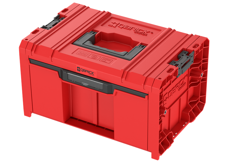 Box mit Schublade Qbrick System PRO 2.0 DRAWER 1 TOOLBOX BASIC RED Ultra HD Custom