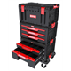 Schubladenset auf Rollenplattform Qbrick System PRO DRAWER Workshop SET 2