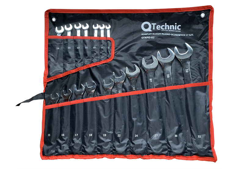 Ringmaulschlüssel Set 17 Stück Qtechnic Q-TECHNIK