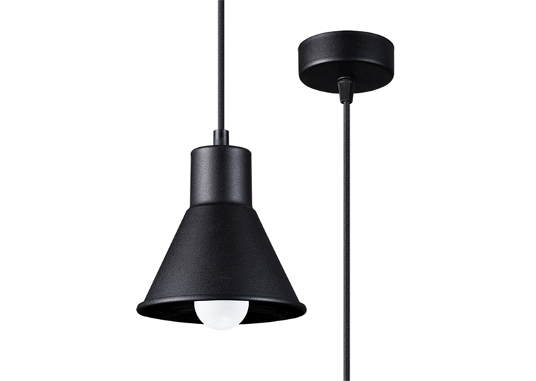 Pendelleuchte TALEJA 1 schwarz [E27] Sollux Lighting Crimson