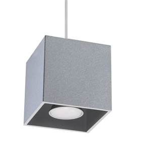 Pendelleuchte QUAD 1 grau Sollux Lighting Deep Space