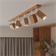 Deckenleuchte KEKE 3 Eiche Sollux Lighting Peach Puff