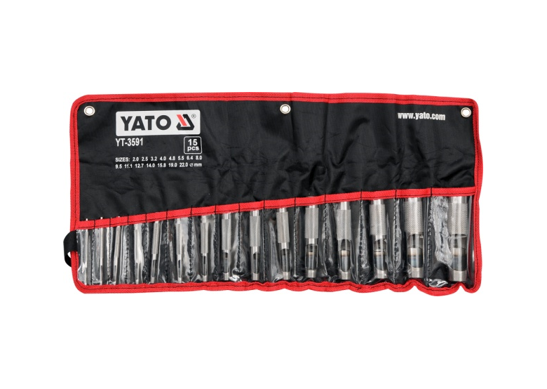 Lochhammer Set (Satz) 15-teilig Yato YT-3591